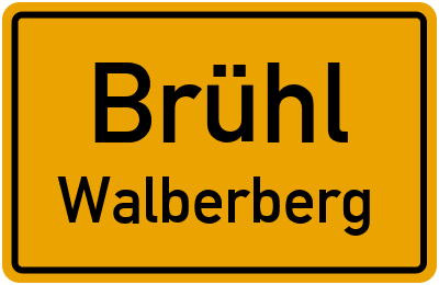 Straßenverzeichnis Brühl Walberberg