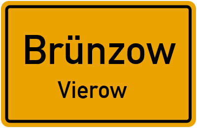 Straßenverzeichnis Brünzow Vierow
