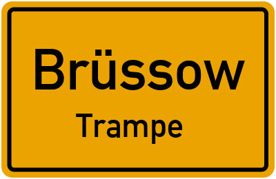 Straßenverzeichnis Brüssow Trampe