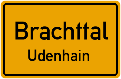 Straßenverzeichnis Brachttal Udenhain