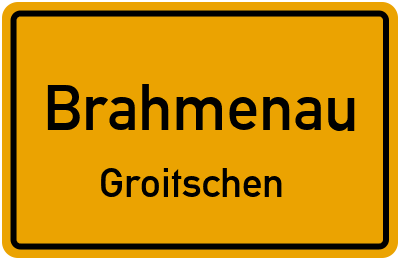Straßenverzeichnis Brahmenau Groitschen