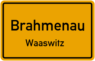 Straßenverzeichnis Brahmenau Waaswitz