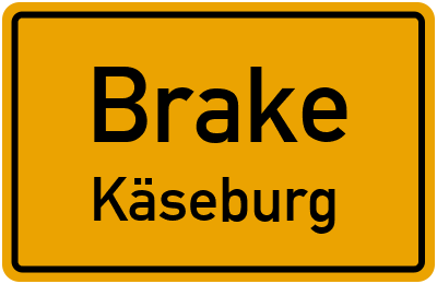 Straßenverzeichnis Brake Käseburg