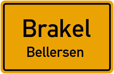 Straßenverzeichnis Brakel Bellersen