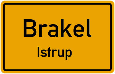 Straßenverzeichnis Brakel Istrup