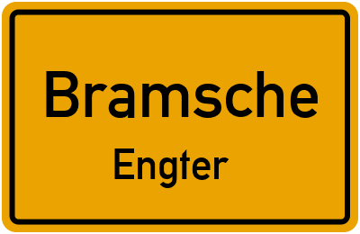 Straßenverzeichnis Bramsche Engter