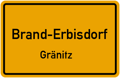 Straßenverzeichnis Brand-Erbisdorf Gränitz