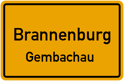 Ortsschild Brannenburg Gembachau