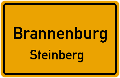 Ortsschild Brannenburg Steinberg