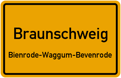 Straßenverzeichnis Braunschweig Bienrode-Waggum-Bevenrode
