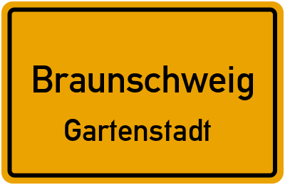Straßenverzeichnis Braunschweig Gartenstadt