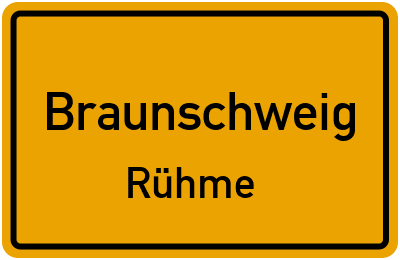 Straßenverzeichnis Braunschweig Rühme
