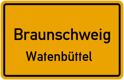 Straßenverzeichnis Braunschweig Watenbüttel