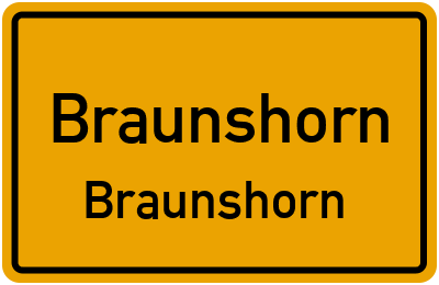 Straßenverzeichnis Braunshorn Braunshorn