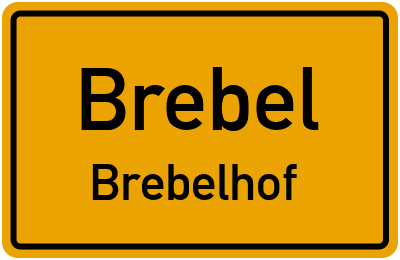 Straßenverzeichnis Brebel Brebelhof