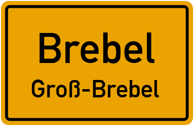 Straßenverzeichnis Brebel Groß-Brebel