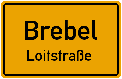 Straßenverzeichnis Brebel Loitstraße