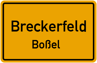 Straßenverzeichnis Breckerfeld Boßel