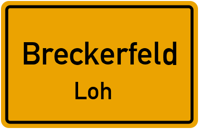 Straßenverzeichnis Breckerfeld Loh