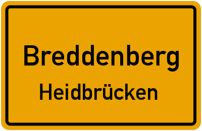 Straßenverzeichnis Breddenberg Heidbrücken