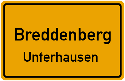 Straßenverzeichnis Breddenberg Unterhausen