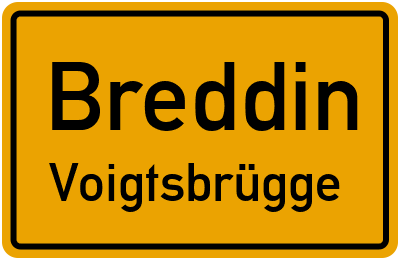 Straßenverzeichnis Breddin Voigtsbrügge