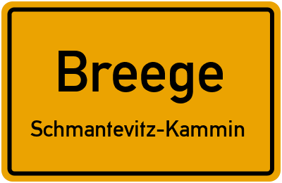 Straßenverzeichnis Breege Schmantevitz-Kammin