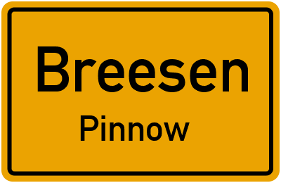 Straßenverzeichnis Breesen Pinnow