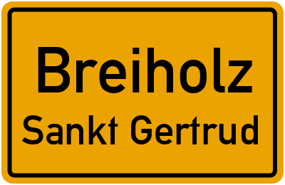 Straßenverzeichnis Breiholz Sankt Gertrud