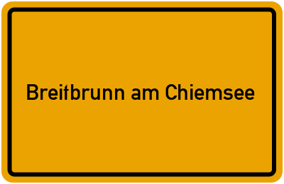 Wo liegt Breitbrunn am Chiemsee?