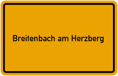 Branchenbuch Breitenbach am Herzberg, Hessen