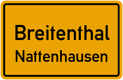 Ortsschild Breitenthal Nattenhausen