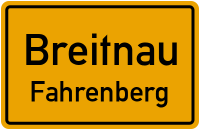 Straßenverzeichnis Breitnau Fahrenberg