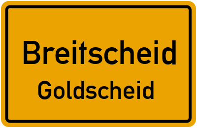 Straßenverzeichnis Breitscheid Goldscheid