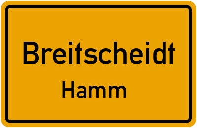 Straßenverzeichnis Breitscheidt Hamm