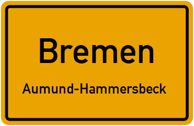 Straßenverzeichnis Bremen Aumund-Hammersbeck
