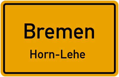 Straßenverzeichnis Bremen Horn-Lehe
