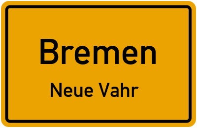 Straßenverzeichnis Bremen Neue Vahr