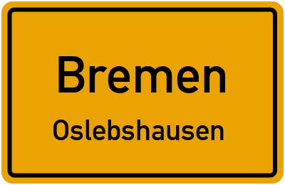 Straßenverzeichnis Bremen Oslebshausen