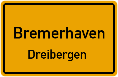 Straßenverzeichnis Bremerhaven Dreibergen