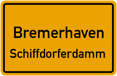 Straßenverzeichnis Bremerhaven Schiffdorferdamm