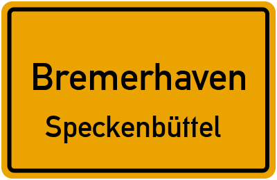 Straßenverzeichnis Bremerhaven Speckenbüttel