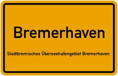 Straßenverzeichnis Bremerhaven Stadtbremisches Überseehafengebiet Bremerhaven