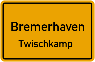 Straßenverzeichnis Bremerhaven Twischkamp