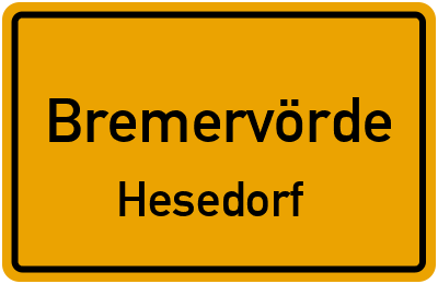 Straßenverzeichnis Bremervörde Hesedorf