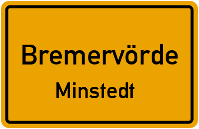 Straßenverzeichnis Bremervörde Minstedt