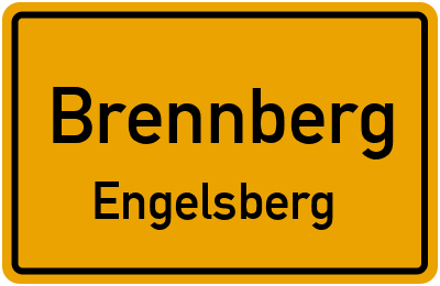 Ortsschild Brennberg Engelsberg