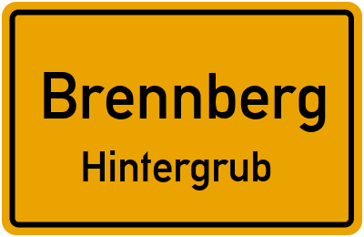 Straßenverzeichnis Brennberg Hintergrub