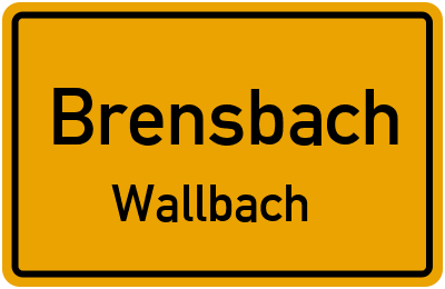 Straßenverzeichnis Brensbach Wallbach
