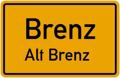 Straßenverzeichnis Brenz Alt Brenz